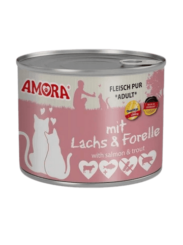 Amora Cat – Fleisch Pur Lachs + Forelle