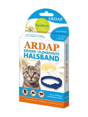 Ardap – Zecken- & Flohhalsband für Katzen (35 cm)