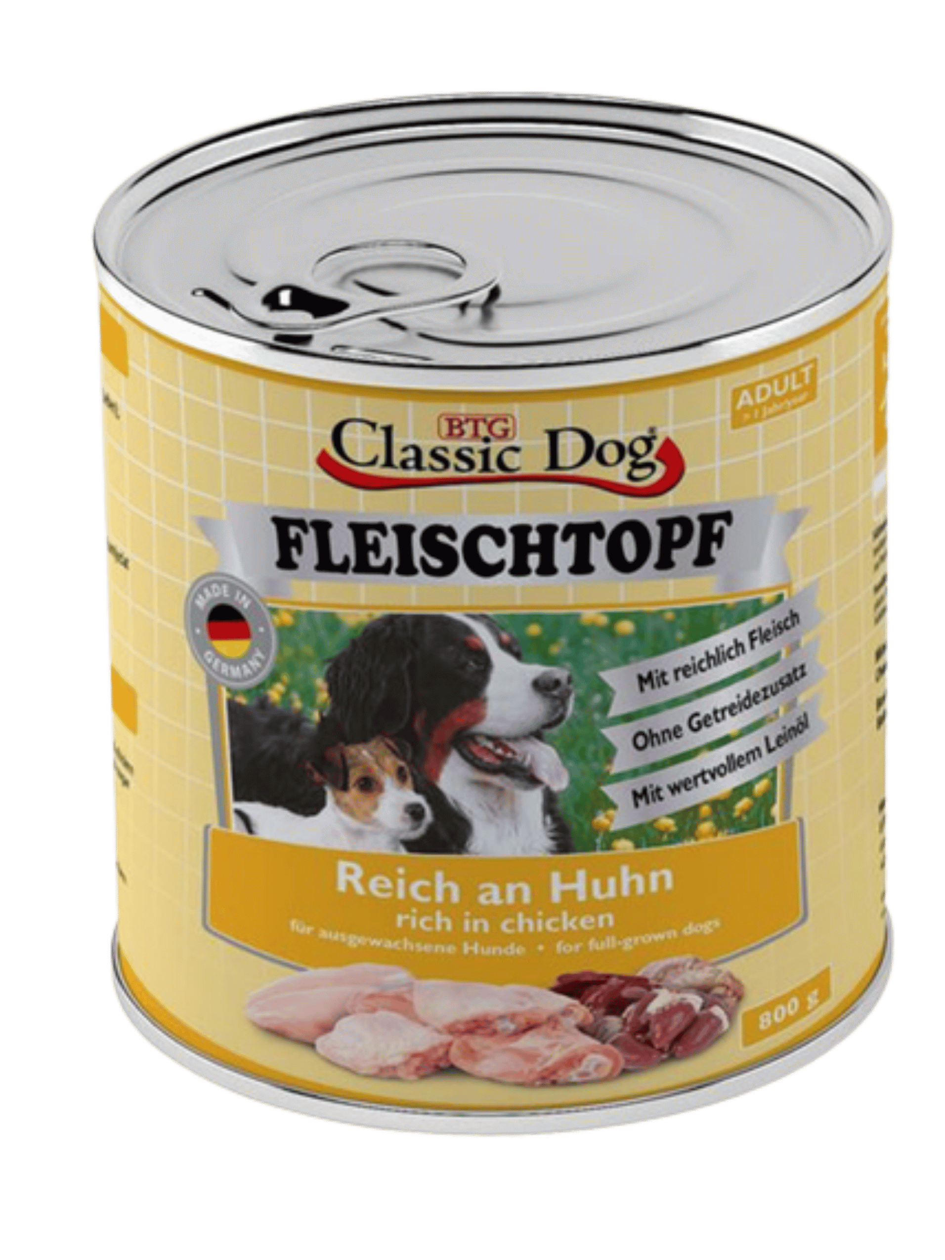 Classic Dog – Fleischtopf Adult Huhn