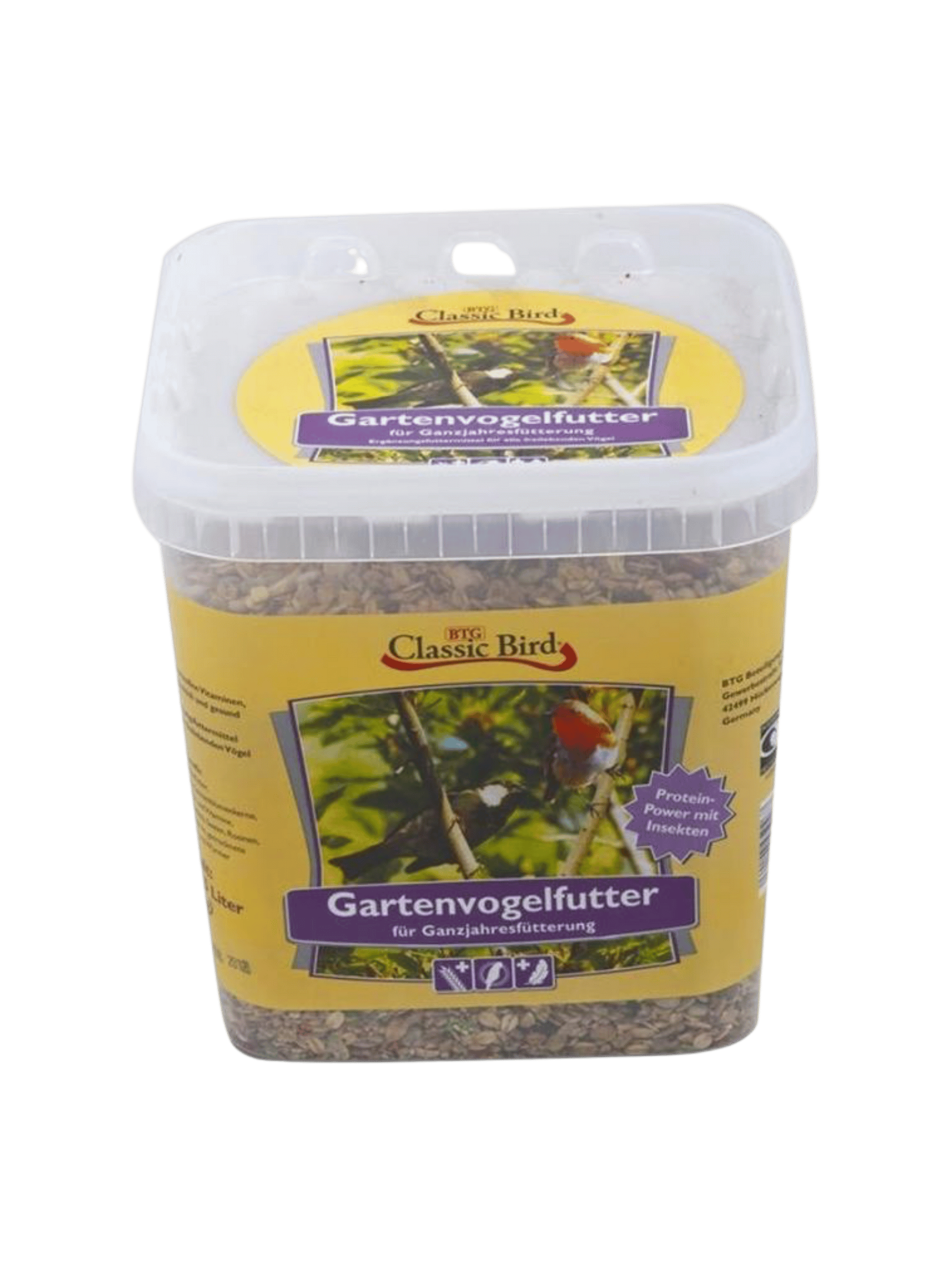 Classic Bird – Gartenvogelfutter Eimer