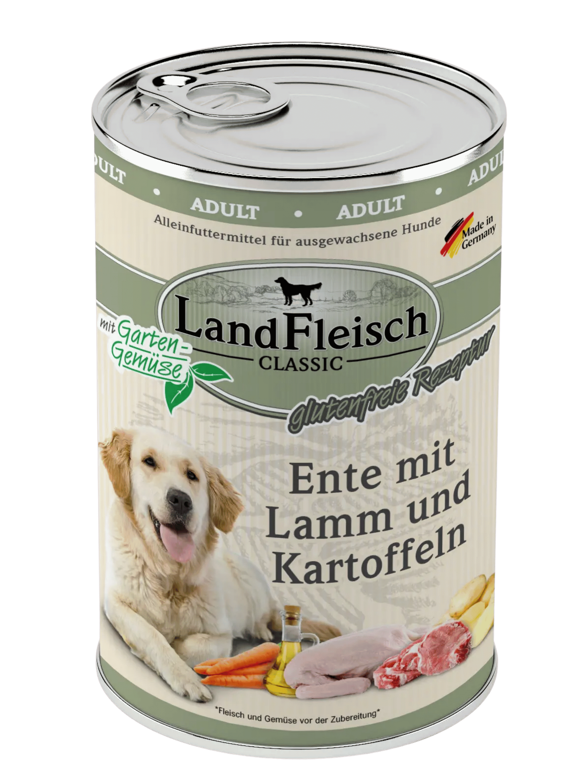 Landfleisch – Dog Classic Ente, Lamm, Kartoffel