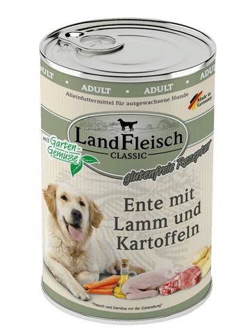 Landfleisch – Dog Classic Ente, Lamm, Kartoffel