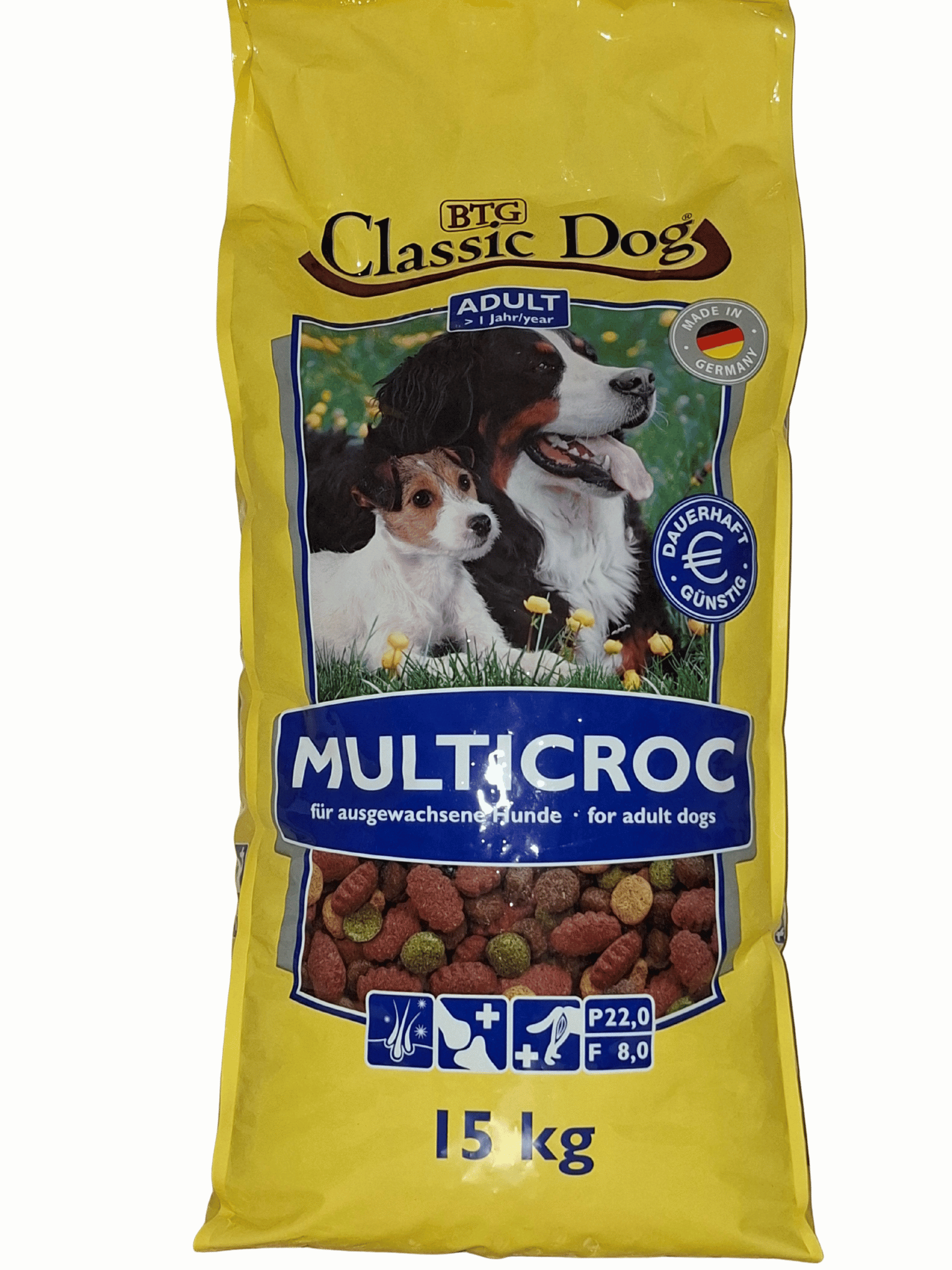 Glückliche Schnauze Classic Trockenfutter-Mix für ausgewachsene Hunde