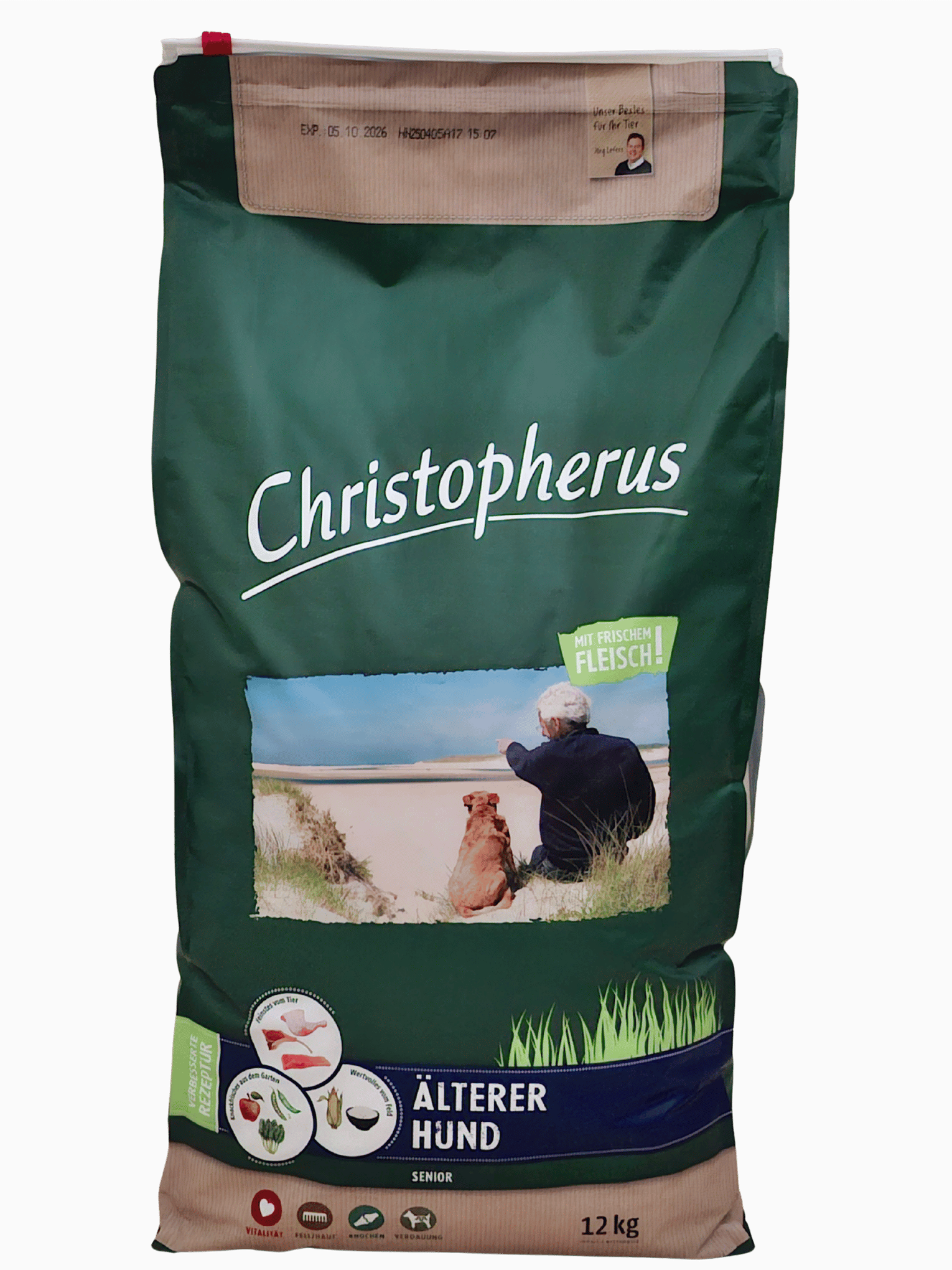 Glückliche Schnauze Trockenfutter mit seniorgerechter Rezeptur