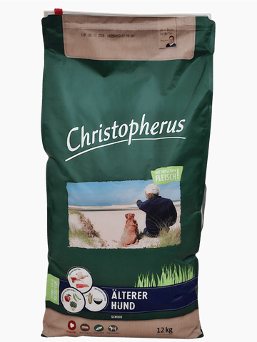 Glückliche Schnauze Trockenfutter mit seniorgerechter Rezeptur