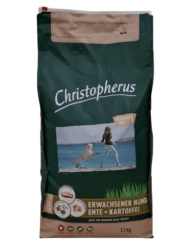 Glückliche Schnauze Adult-Futter mit Ente & Kartoffel für empfindliche Hunde