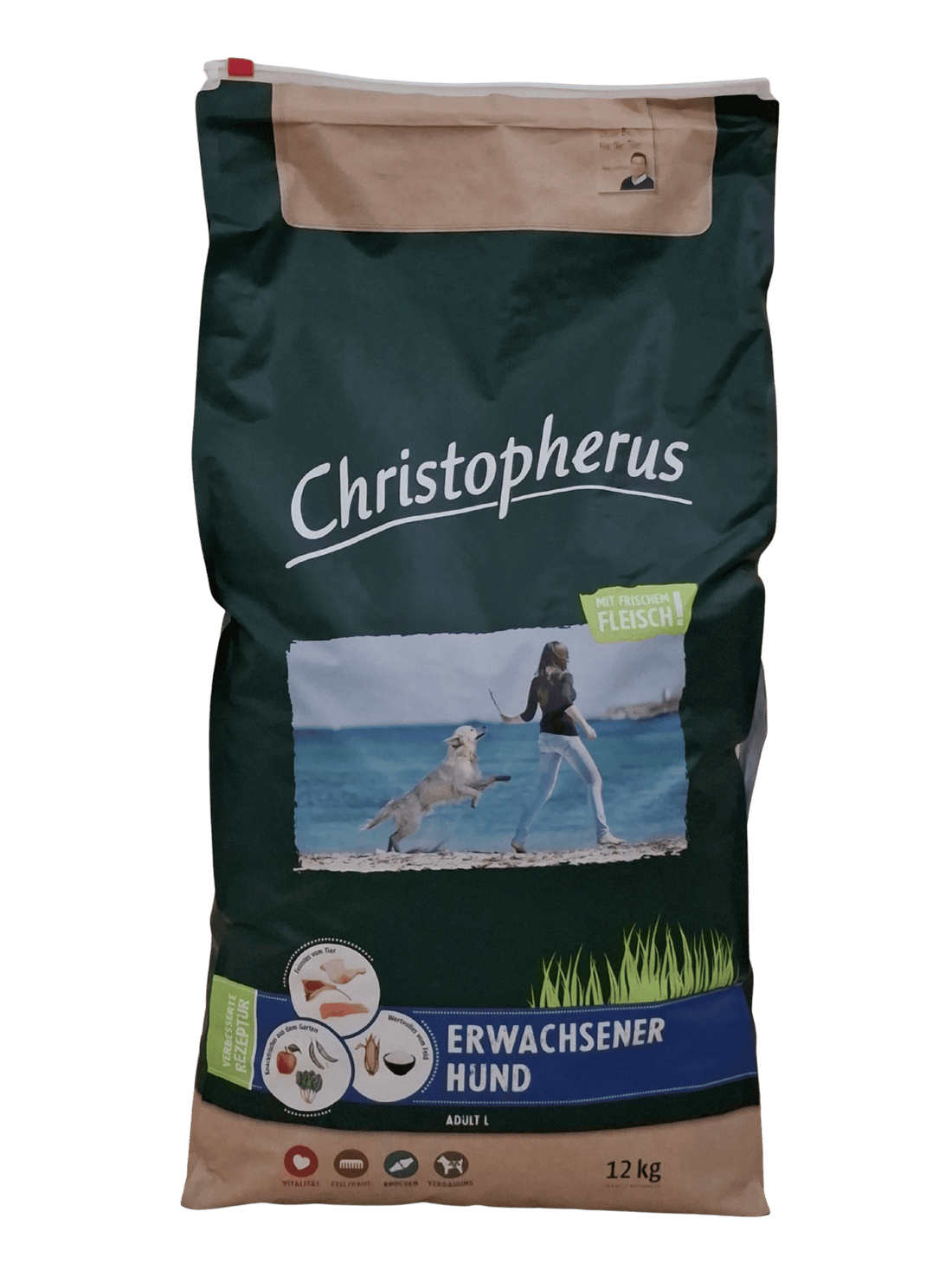 Glückliche Schnauze Premium-Trockenfutter für erwachsene Hunde