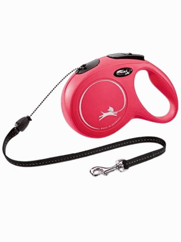 Flexi – Seil-Leine New Classic Rot