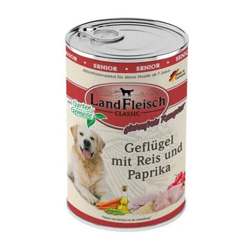 Landfleisch Classic Senior Geflügel mit Reis, Paprika & Gartengemüse 400 g