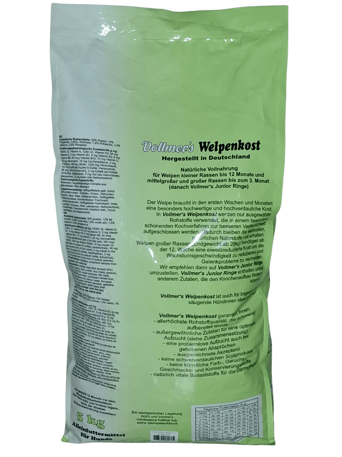 Glückliche Schnauze Welpenfutter mit hohem Nährstoffgehalt für gesunden Start